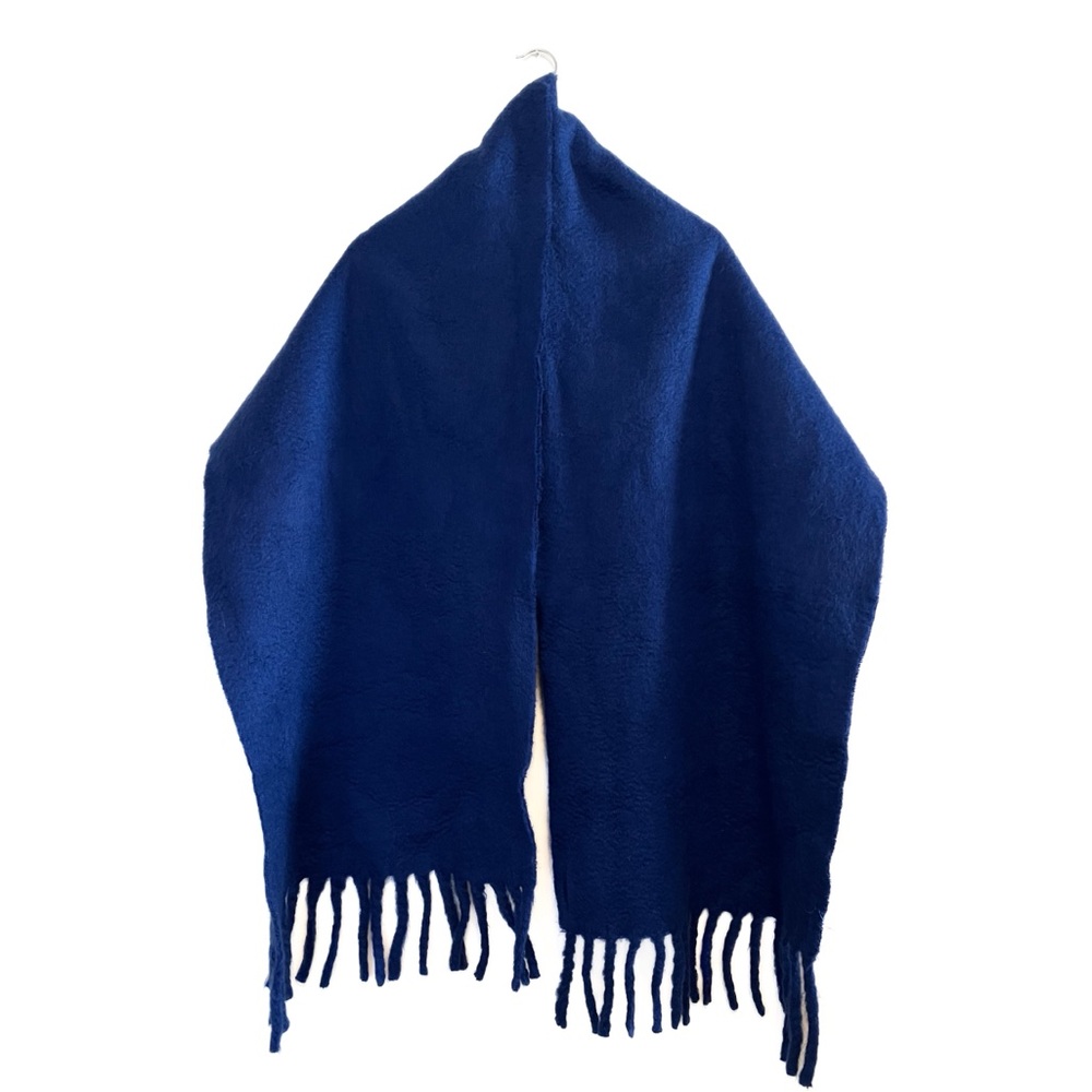 Blue Oversized Scarf